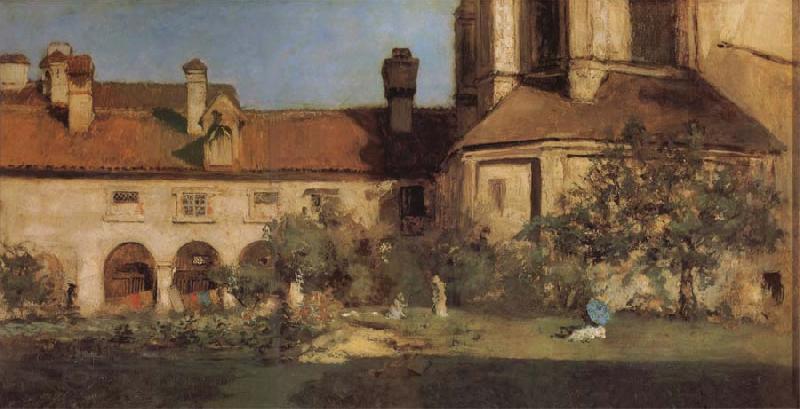 William Merritt Chase The Cloisters oil painting picture